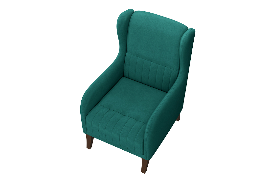 Евромагнат М / Кресло для отдыха велюр fresh изумруд